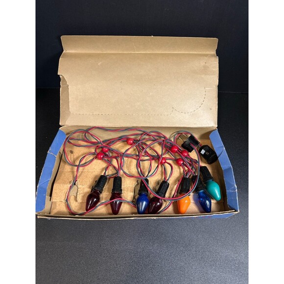 Vintage Radiant Christmas Lights GE Mazda Bulbs - Picture 2 of 9
